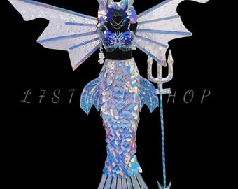 Fantasy Mermaid Costume: Handmade Seashell & Scale Dress