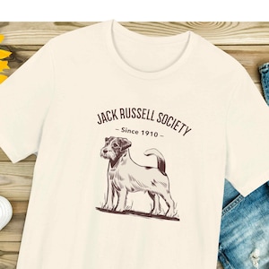 Jack Russell T-Shirt| Bella Canvas Unisex Shirt | Jack Russell Gift for Dog Owners | Birthday Gift for Jack Russell Lovers | Free Shipping