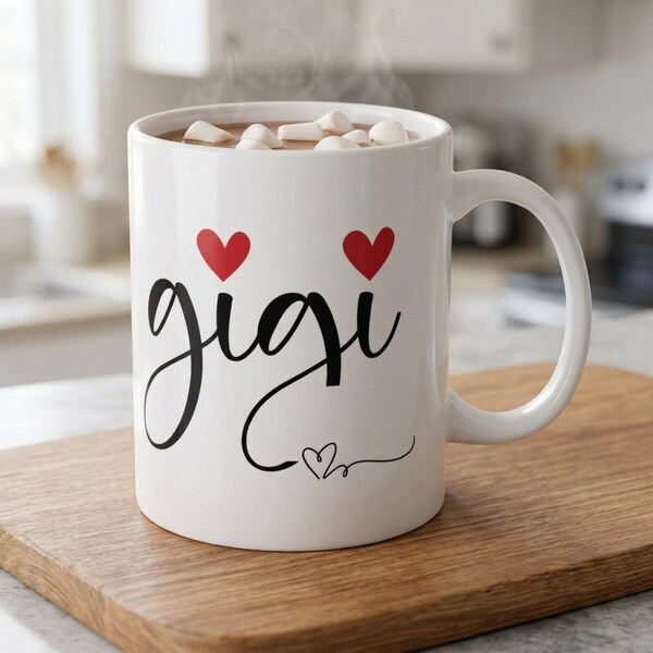 Gigi Mug, Ceramic Coffee Cup