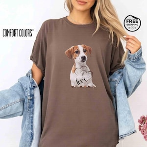 Jack Russell Terrier Comfort Colors Shirt: Dog Lover Gift