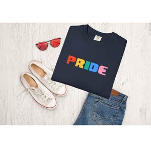 Rainbow Pride T-shirt: LGBTQ Unisex Tee