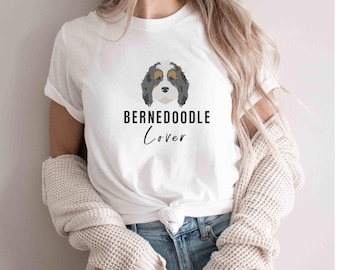 Bernedoodle Shirt, Bella Canvas Crewneck, Soft and Lightweight, Doodle Lover Gifts
