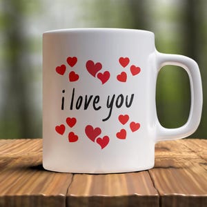I Love You Mug: Heartfelt Ceramic Gift
