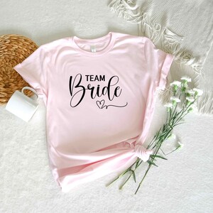 Bachelorette Party Shirts: Team Bride, Bridesmaid Proposal Gifts