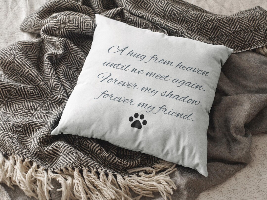 Personalized Pet Memorial Pillow | Custom Dog Loss Gift | Cat Sympathy ...