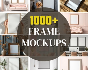 200 Frame Mockup Bundle, Frames Mockup Bundle Set Bundle Frame Mockups ...