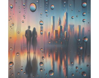 Lienzo Latido Urbano – Para amantes del paisaje urbano, arte mural moderno