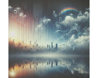 Renacimiento retro: noche - Lienzo