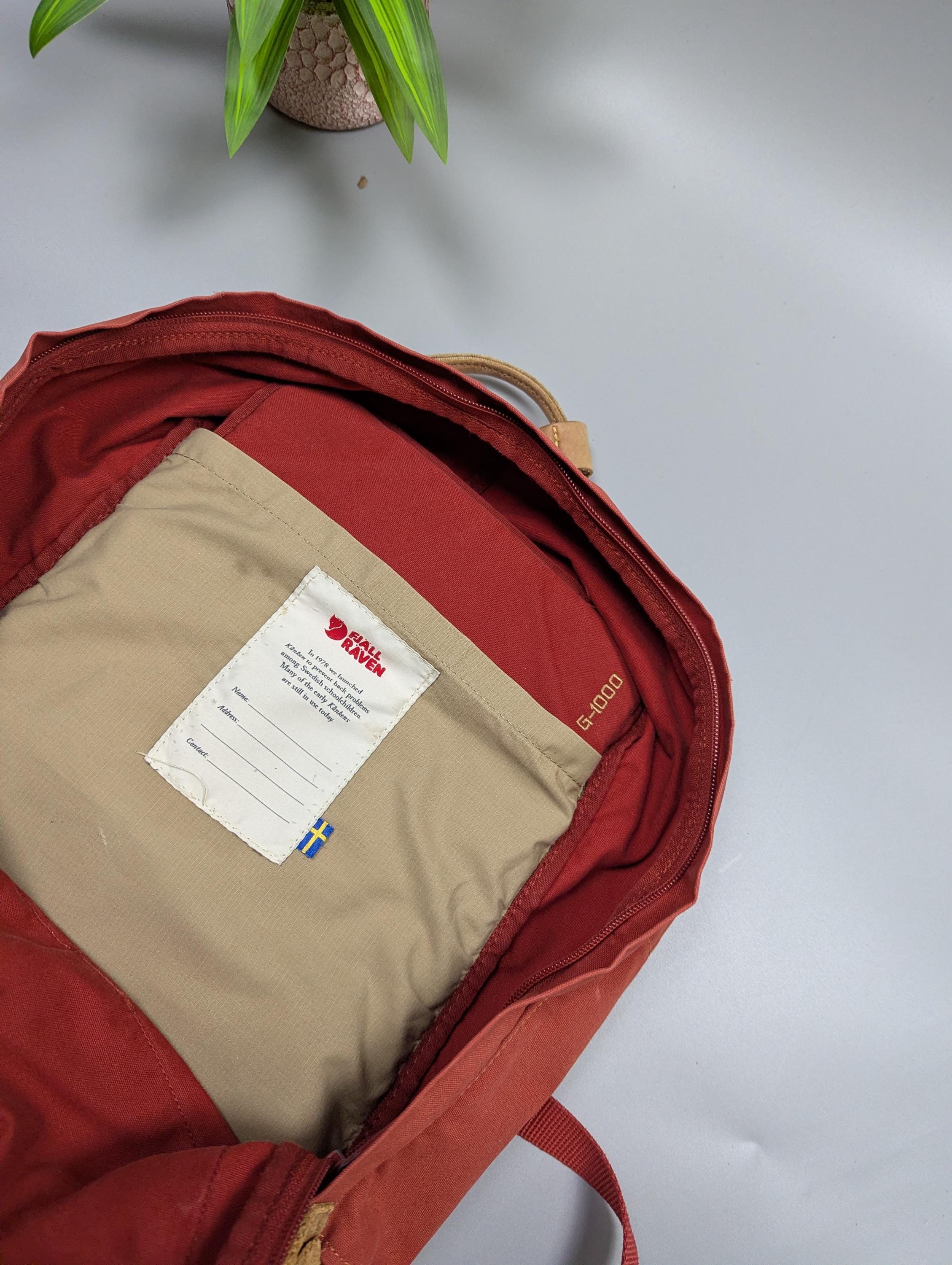 Vintage Fjallraven Kanken No.2 G-1000 Heavyduty Backpack 