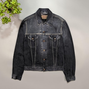 Vintage Levis Black Denim Jacket - Etsy