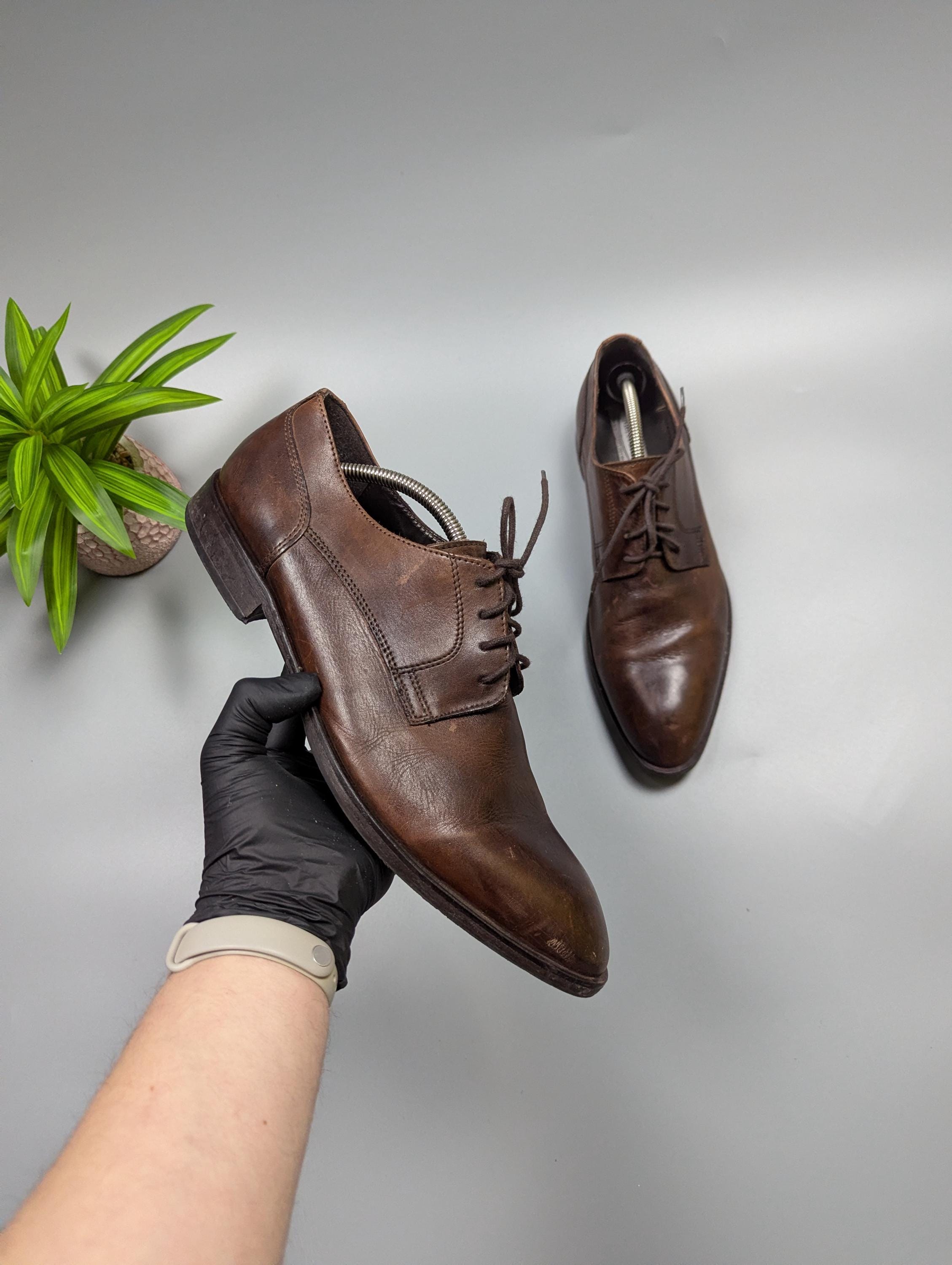 Elegant Brown Leather Men\'s Mercedes shoes RIOS OF MERCEDES MEN main image 3