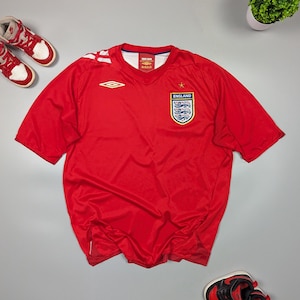 90s USA製 UMBRO イングランド代表 アラン・シアラー Tシャツ L 90s USA製 UMBRO イングランド代表 アラン・シアラー Tシャツ L