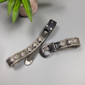 小物 vintage l mesh western belt Western Mesh Belt - Etsy