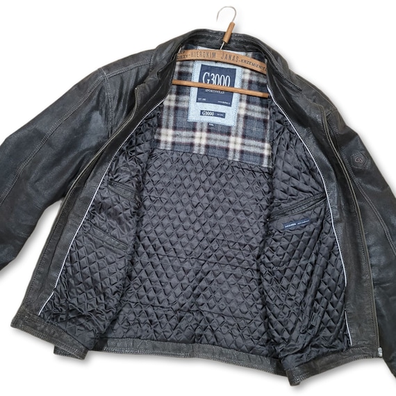 G3000 VINTAGE LEATHER JACKET 90s Swiss Bomber Mens - Etsy G3000 VINTAGE LEATHER JACKET 90s Swiss Bomber Mens - Etsy
