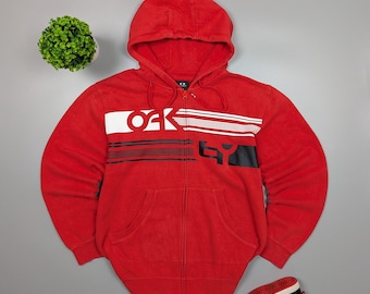 archive〕90s Oakley graphic hoodie tech Vintage 1990s Oakley