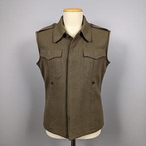 Sleeveless Army Jacket - Etsy