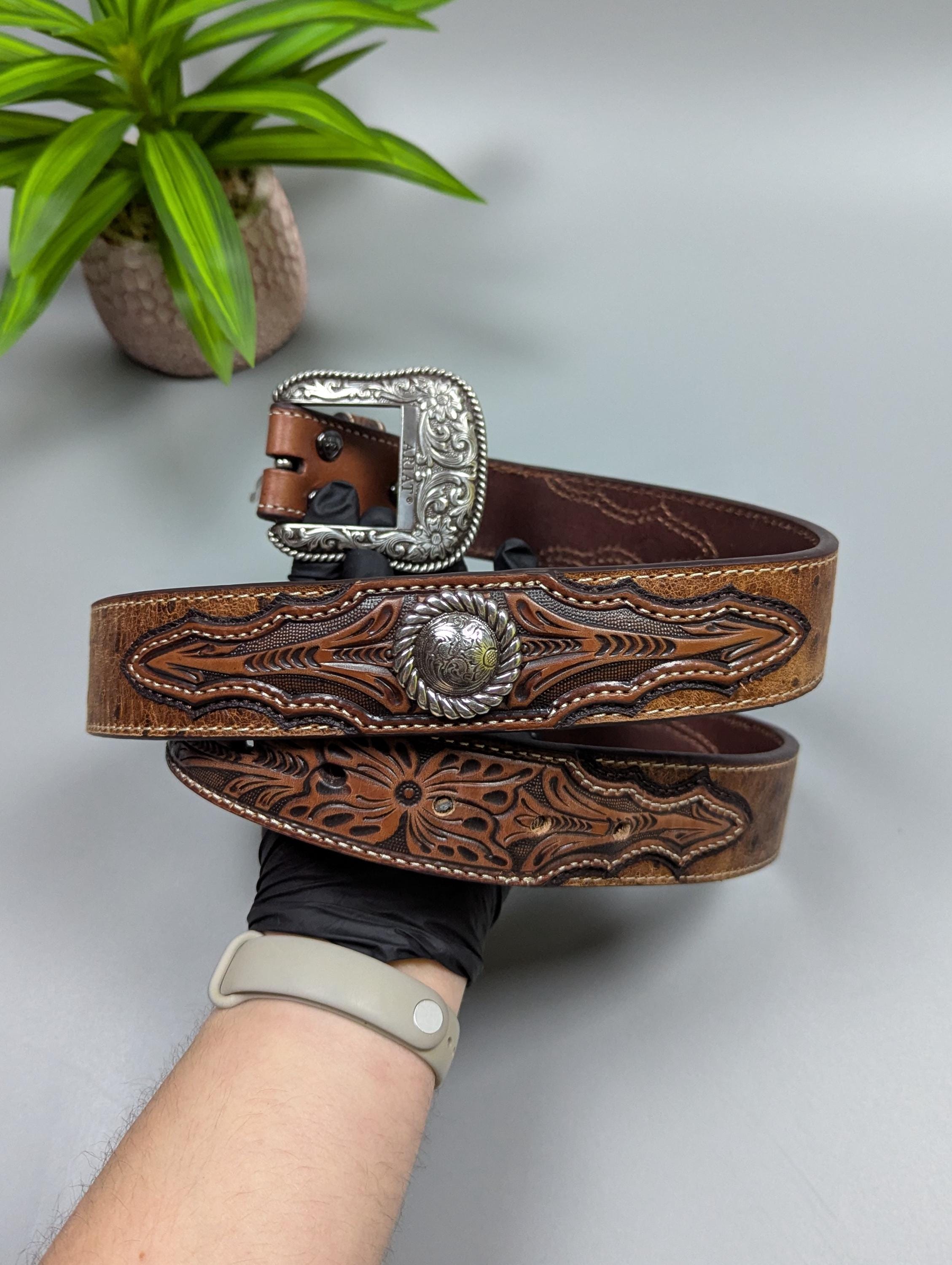 Ostrich Print Belt - Etsy display picture 1