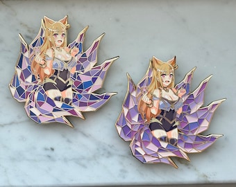 Marin Kitagawa x K/DA Ahri mdud x league anime enamel pin