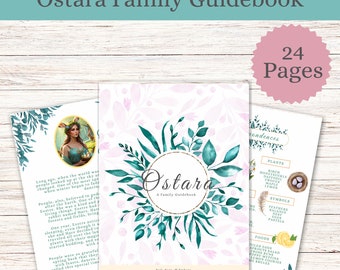 Ostara Family Guidebook - Sabbat Printable - Witchcraft Book of Shadows Pages - Wheel of the Year