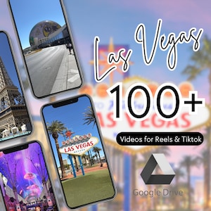 Las Vegas Strip Videos for Instagram Reels & TikTok Videos - Travel Agent, B Roll Footage