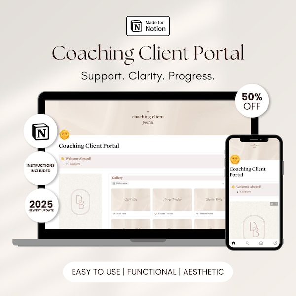 Notion Client Finance - Etsy