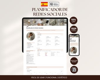 Aesthetic Notion Social Media Planner für Content-Ersteller und Online-Unternehmer Content-Marketing-Kalender für Social-Media-Manager