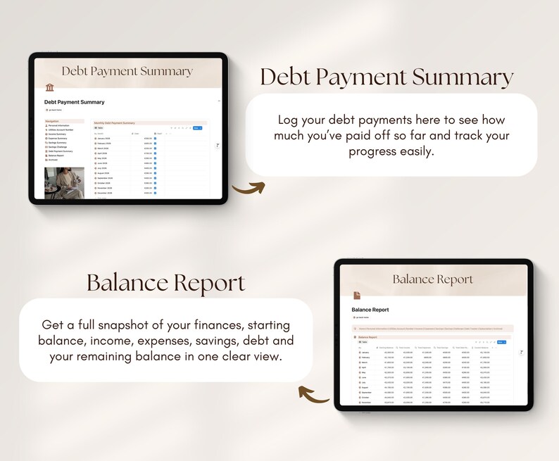 2026 Finance Planner Notion Dashboard Template All in One Planner ...