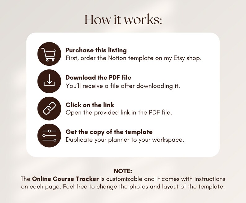 Notion Template Online Course Planner Learning Tracker Course Notes ...