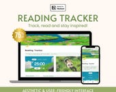Aesthetic Reading Tracker Personal Library Notion Dashboard Studio Ghibli Book Tracker Digital Bookshelf Notion Template Cozy Planner
