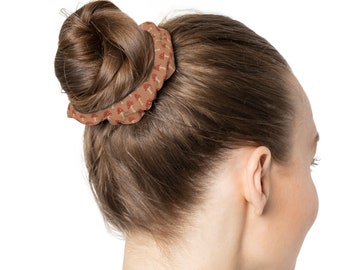 Lindo champiñón Scrunchie Cottagecore Hair Tie Botánico