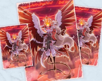 Lucifer & Charlie Demon Form Print – Hazbin Hotel Fan Art