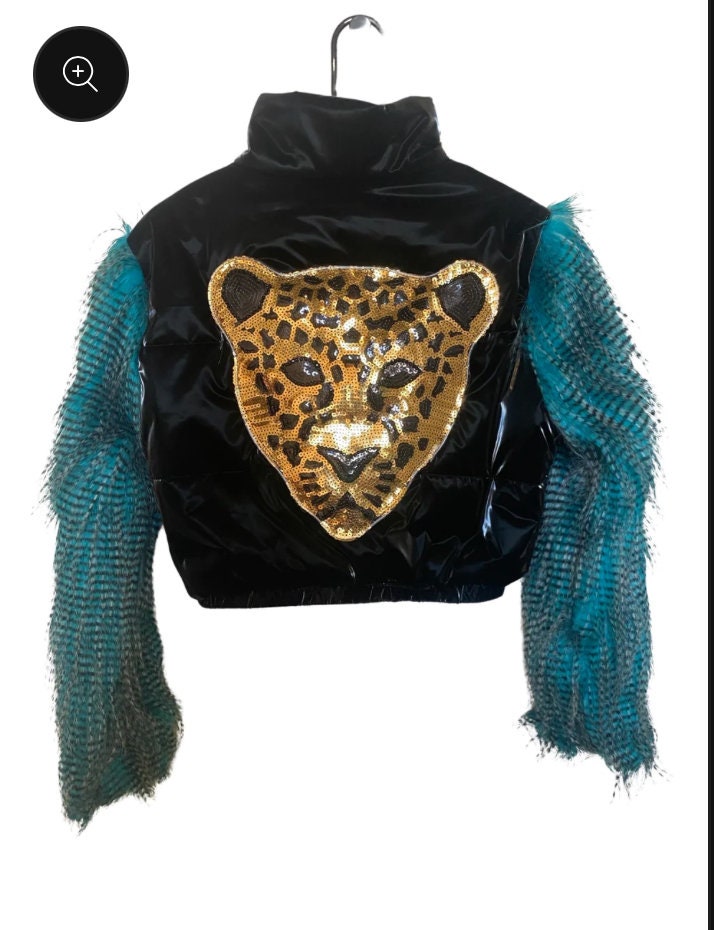 Sequin Puffer Jacket Etsy Canada