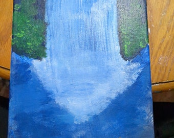 Waterfall painting