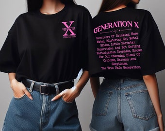 GEN X Raised On Hose Water & Neglect Png, Gen X Png, Generation X Sag, Hose Water Raised Neglect, trendy graphic, millenial humor png