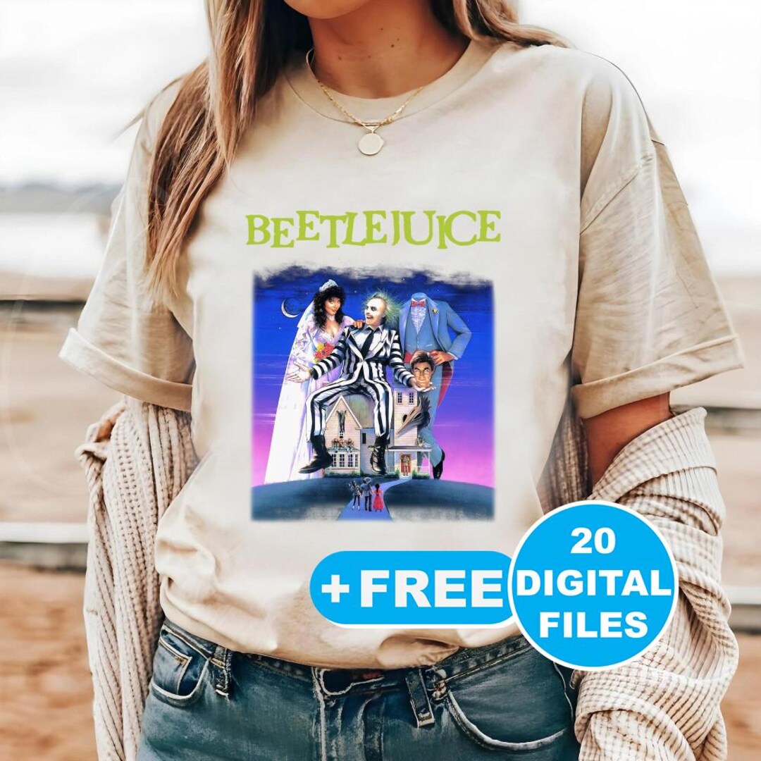 Beetlejuice 1988 Movie Shirt, Vintage Horror Beetlejuice Shirt ...