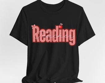 Coquett, Coquette, Coquette Reading Teacher tee, Reading shirt, Teaching gift, Teacher gift, soft teacher tee, bougie teacher