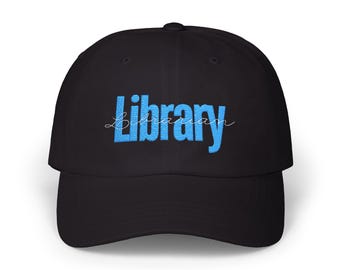 Librarian Cap, Trendy Hat for library Media Specialists, Gift for book Lovers, Perfect for teacher appreciation & back to school