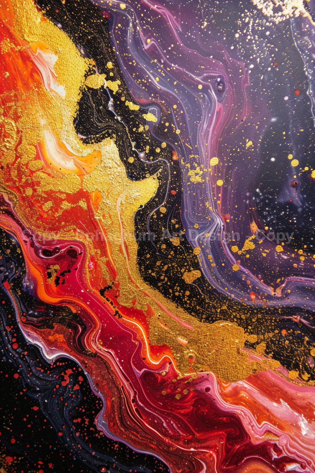 Abstract Sound Waves Art Print Instant Download Music Inspired Wall