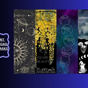 Bookmark. Celestial Bookmark. Magic Reading.