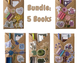 5 Books Blind Date with a Book - Bookish Gifts - Book Lover Gifts - Spicy Romance Book - Romance Sci Fi Fantasy Historical Fiction