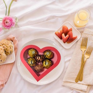 Mother’s Day Chocolate Box SVG | Ferrero Rocher Gift Box Template | Cricut & Silhouette Cut File | DIY Candy Holder SVG
