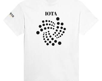 IOTA MIOTA MICROS Cryptocurrency Swag Blockchain Details Unisex Crewneck T-shirt