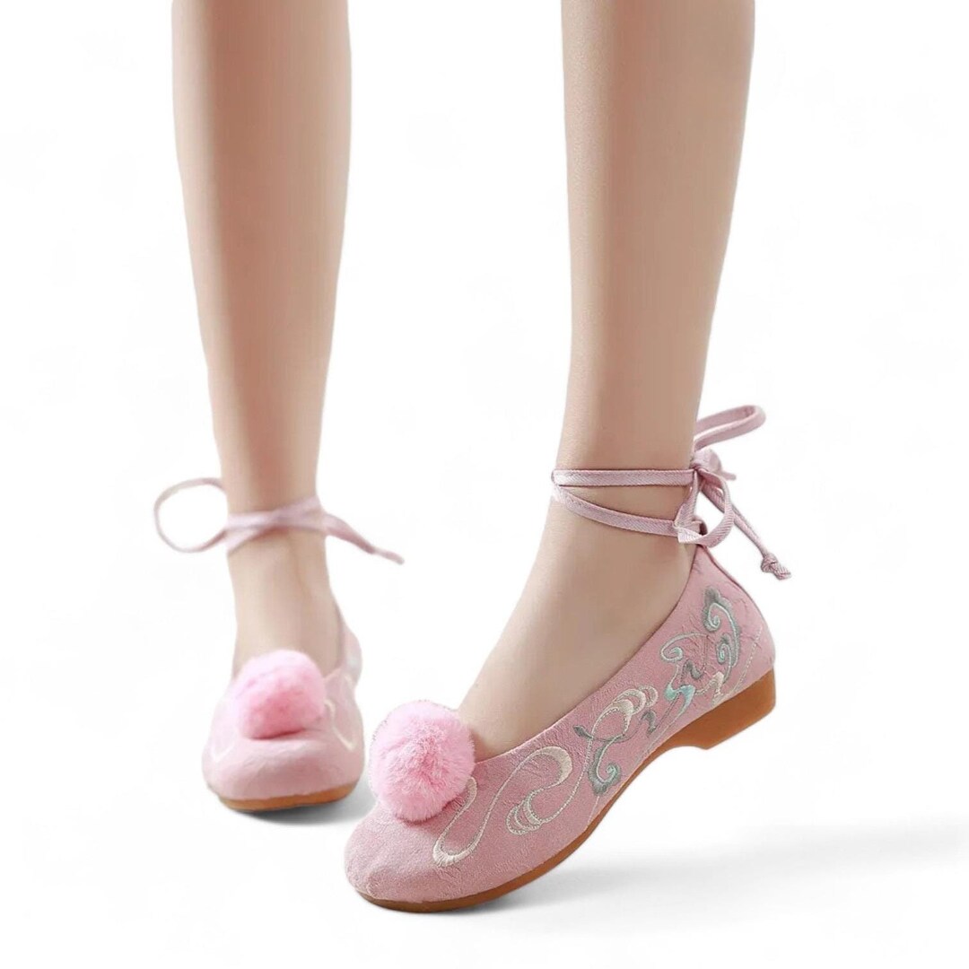 Women Orange Up For Lace Comfy Flat Splicing Shoes main image 0