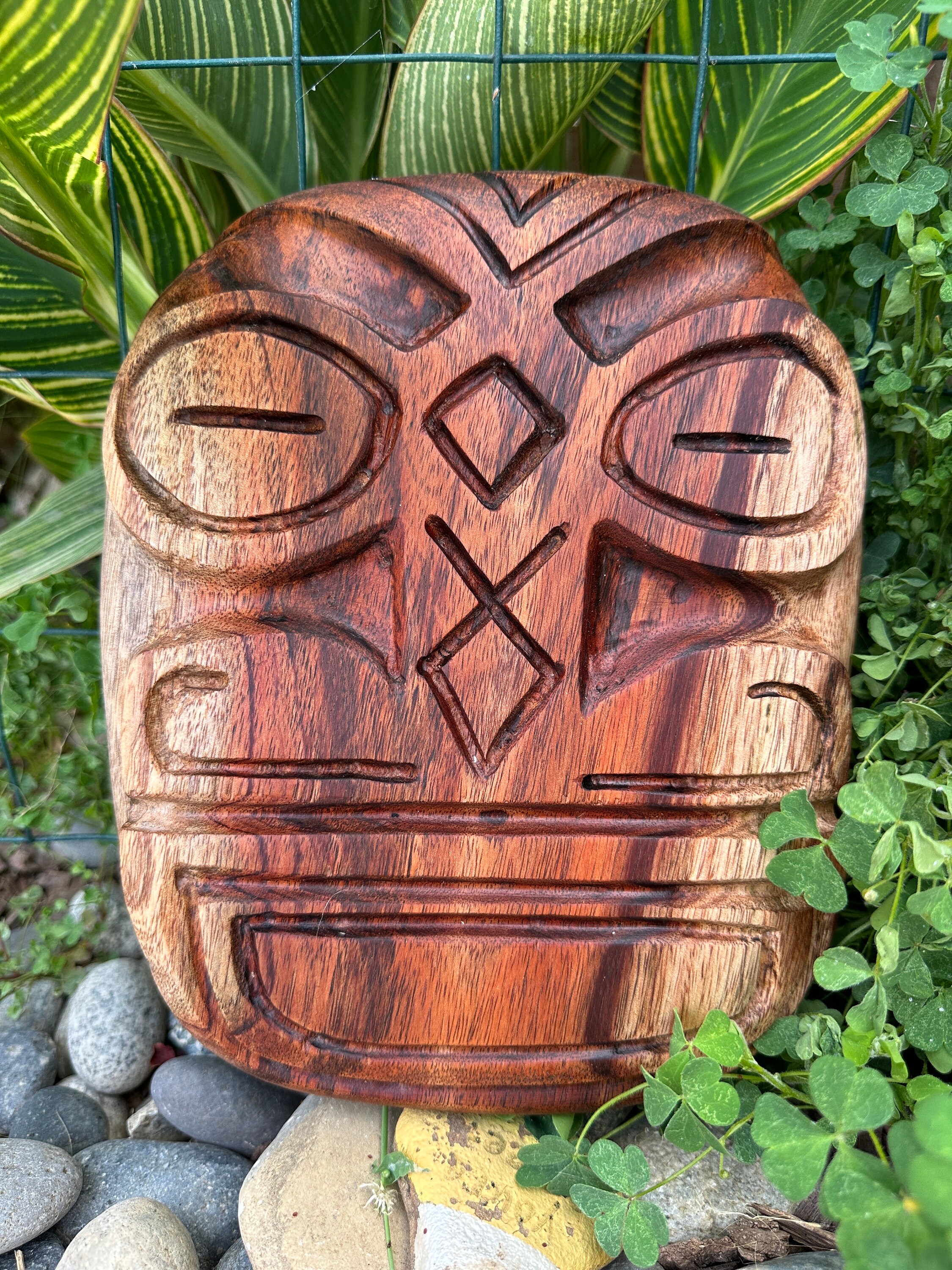 Koa Wood Tiki - Etsy