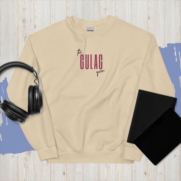 The Gulag Queen Embroidered Unisex Sweatshirt/ Warzone/ Call of Duty/ Girl Gamer/ Gaming/ Cozy/ LOFI