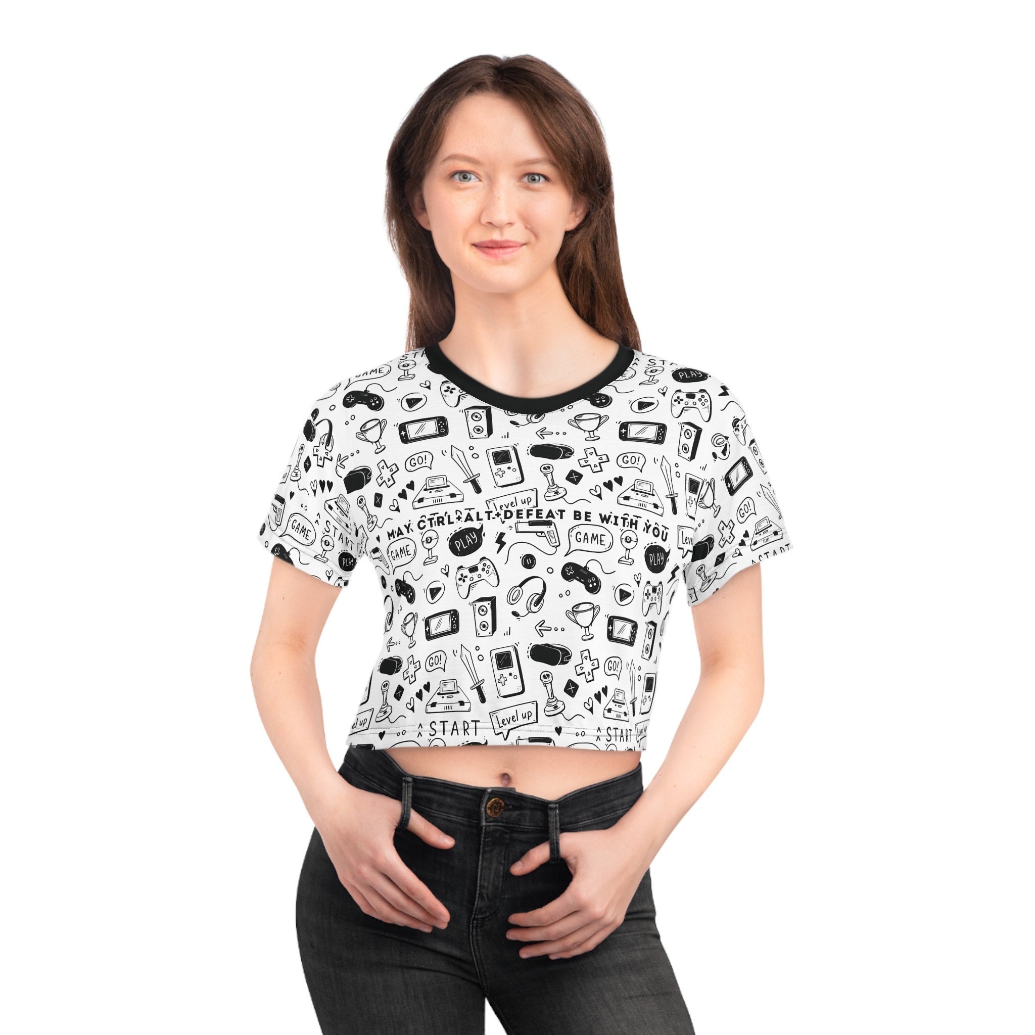 Tシャツ・アパレル GAMING COMMUNITY MINI CROPPED TEE GAMING COMMUNITY MINI CROPPED TEE – VAULTROOM