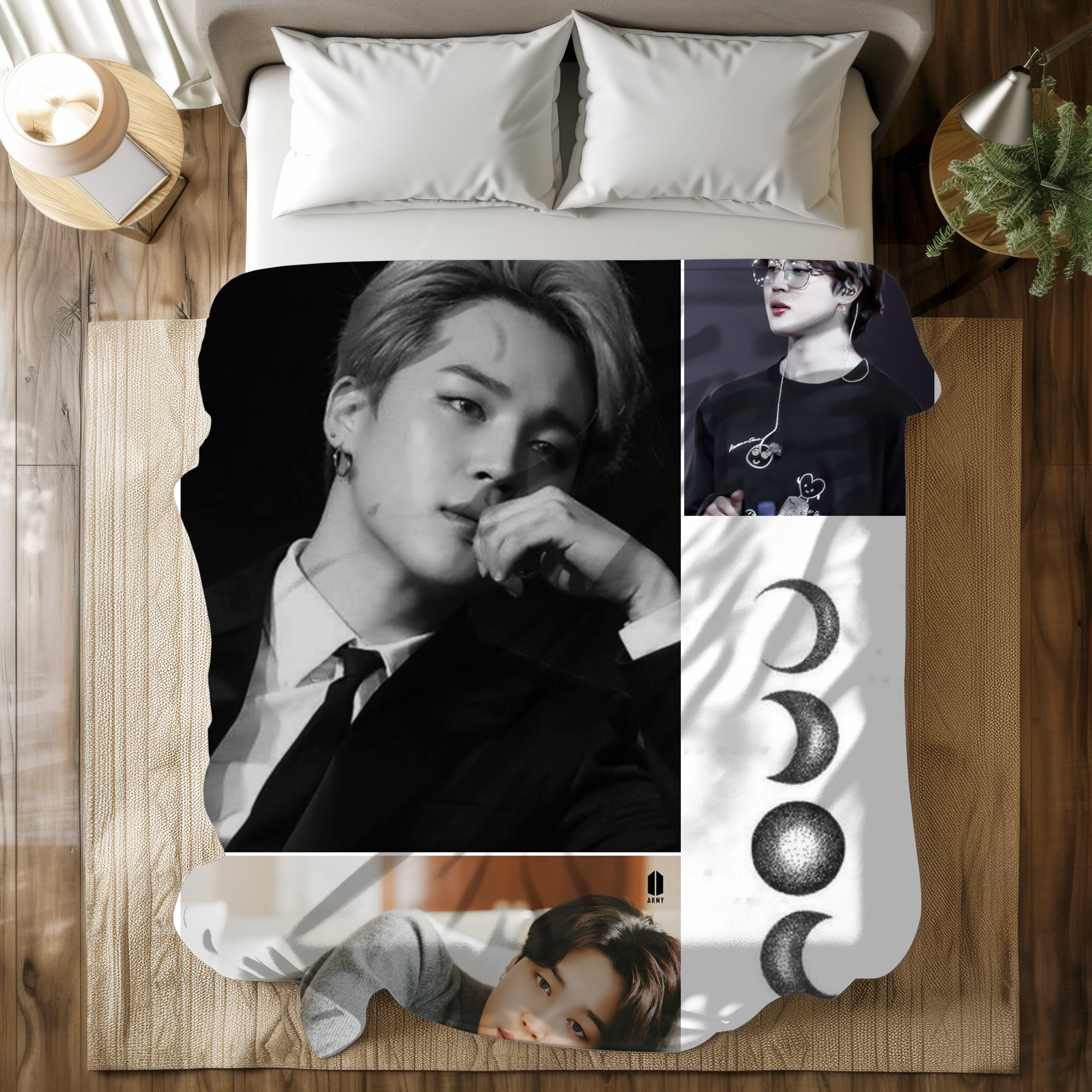 Park Jimin Blanket - Etsy