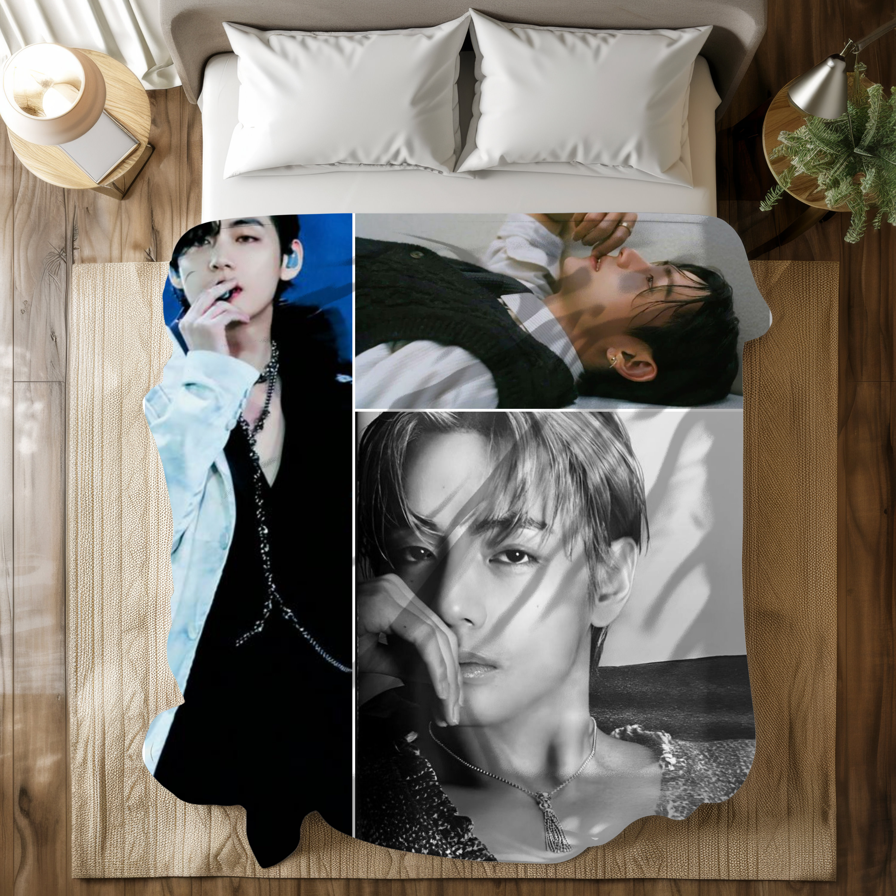 BTS V Blanket - Cozy, Soft, and Stylish Throw for ARMY Fans