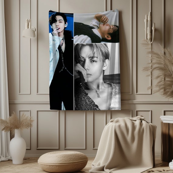 BTS V Blanket - Cozy, Soft, and Stylish Throw for ARMY Fans