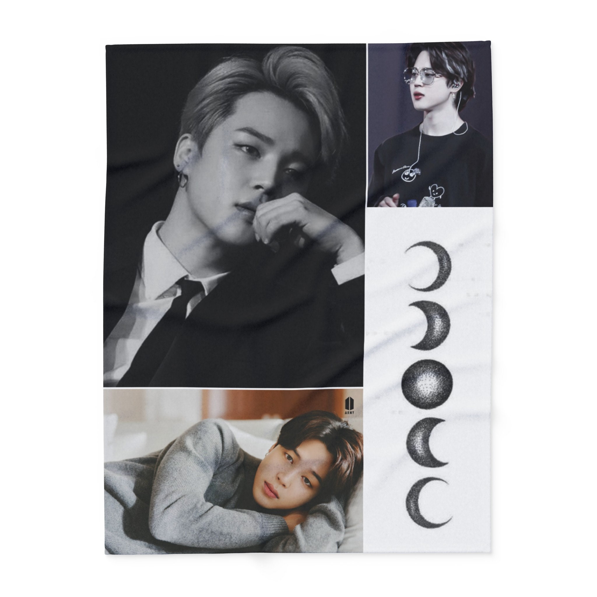 Custom Jimin Photo Plush Blanket: BTS Army Kpop Gift - Etsy
